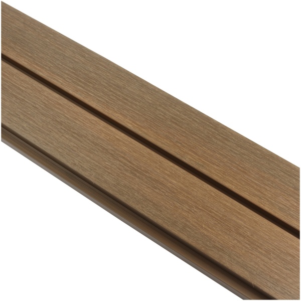 Composiet Gevelbekleding NewClick Rhombus Breed Teak 15,2 x 290cm