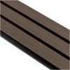 Composiet Gevelbekleding NewClick Rhombus Smal Walnoot/Zwart 15,2 x 290cm
