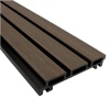Composiet Gevelbekleding NewClick Rhombus Smal Walnoot/Zwart 15,2 x 290cm