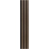 Composiet Gevelbekleding NewClick Rhombus Smal Walnoot/Zwart 15,2 x 290cm