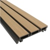 Composiet Gevelbekleding NewClick Rhombus Smal Eiken/Zwart 15,2 x 290cm