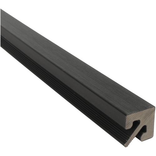 NewClick Hoek-Start-/Eindprofiel Universeel Zwart 290cm