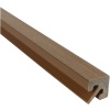 NewClick Hoek-Start-/Eindprofiel Universeel Teak 290cm