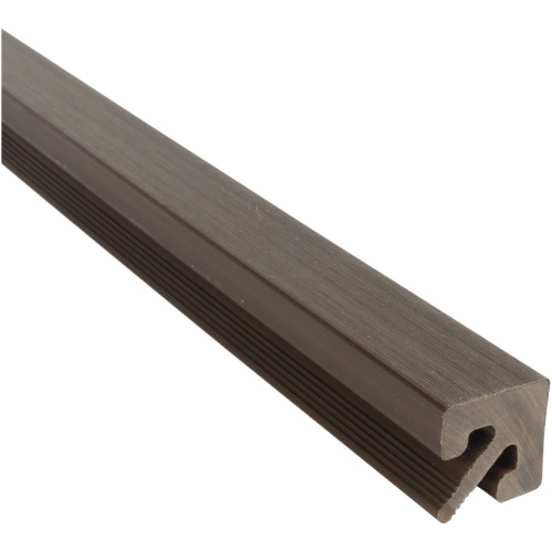 NewClick Hoek-Start-/Eindprofiel Universeel Walnoot 290cm