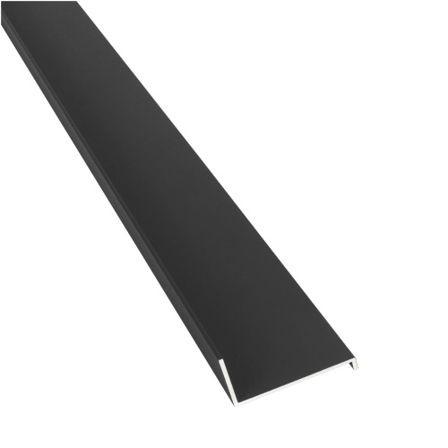 NewClick Onder-/tussenprofiel Aluminium Zwart 290cm