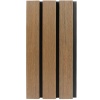Composiet Gevelbekleding NewClick Rhombus Smal Teak/Zwart 15,2 x 290cm