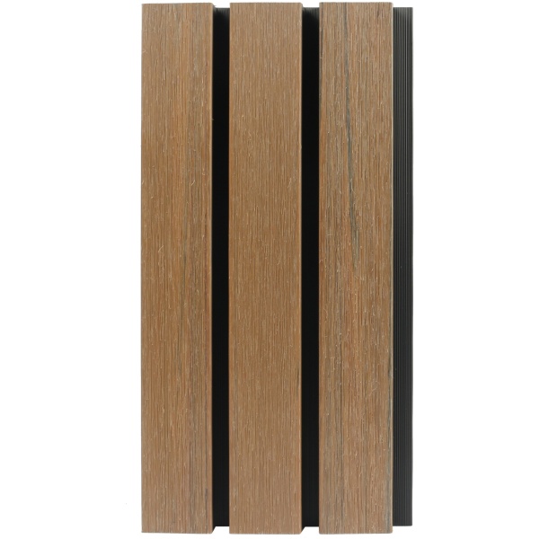 Composiet Gevelbekleding NewClick Rhombus Smal Teak/Zwart 15,2 x 290cm