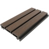 Composiet Gevelbekleding NewClick Rhombus Smal Walnoot/Zwart 15,2 x 290cm
