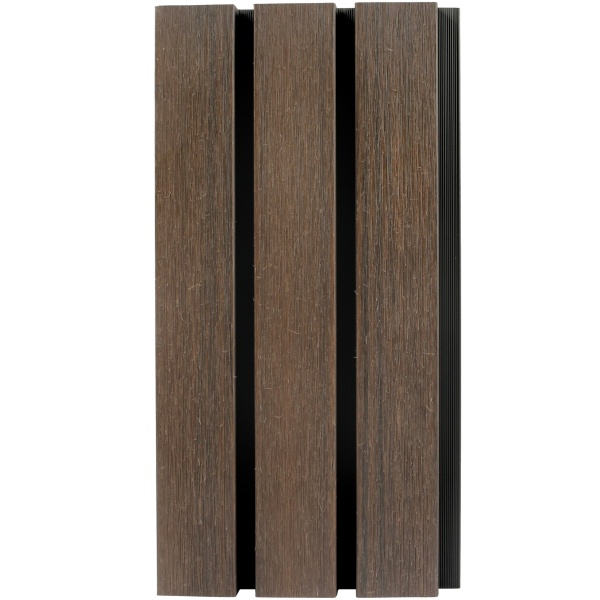 Composiet Gevelbekleding NewClick Rhombus Smal Walnoot/Zwart 15,2 x 290cm