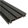 Composiet Gevelbekleding NewClick Rhombus Smal Zwart 15,2 x 290cm