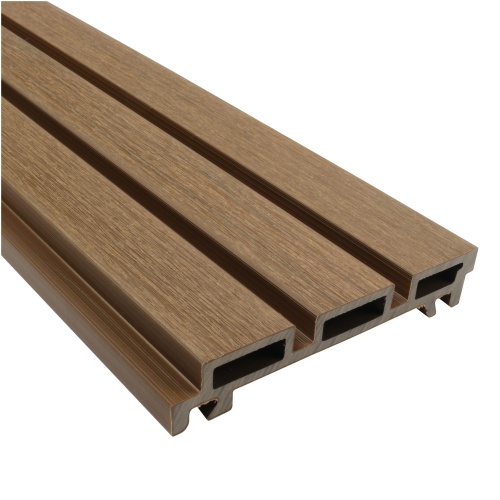 Composiet Gevelbekleding NewClick Rhombus Smal Teak 15,2 x 290cm