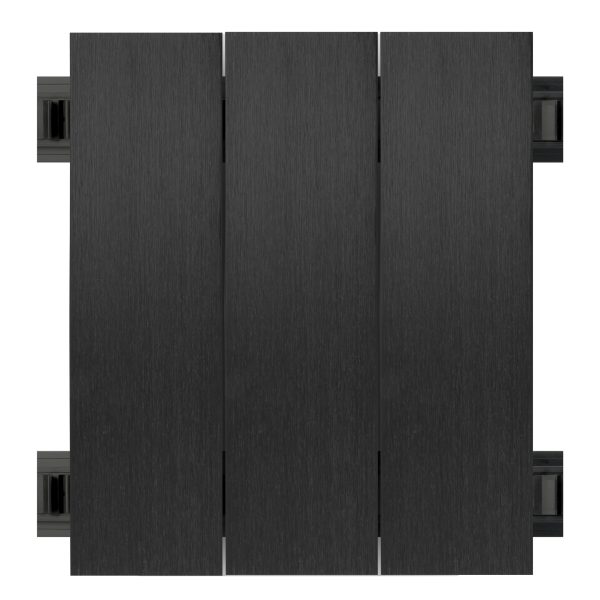 Composiet Gevelbekleding NewClick Zwart 14,7 x 290cm