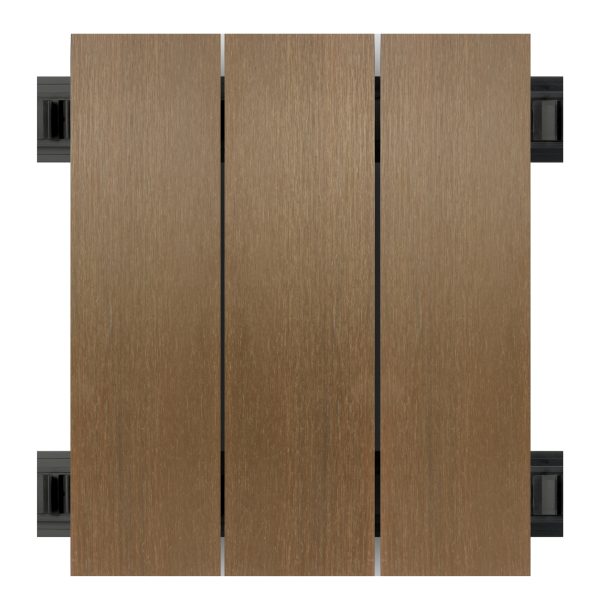 Composiet Gevelbekleding NewClick Teak 14,7 x 290cm
