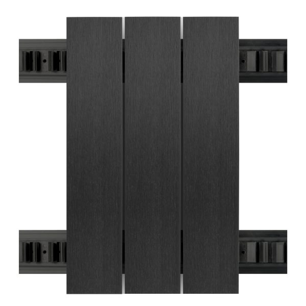 Composiet Gevelbekleding NewClick Zwart 9,7 x 290cm
