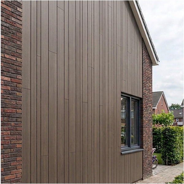 Composiet Gevelbekleding NewClick Walnoot Barcode Mix 290cm