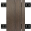 Composiet Gevelbekleding NewClick Walnoot Barcode Mix 290cm
