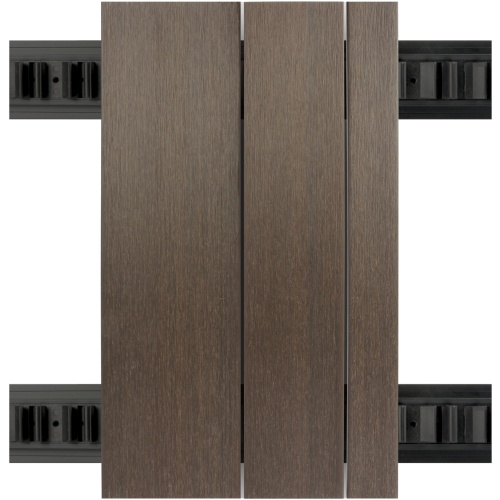 CSL-04-W-2 Composiet Gevelbekleding NewClick Walnoot Barcode Mix 290cm