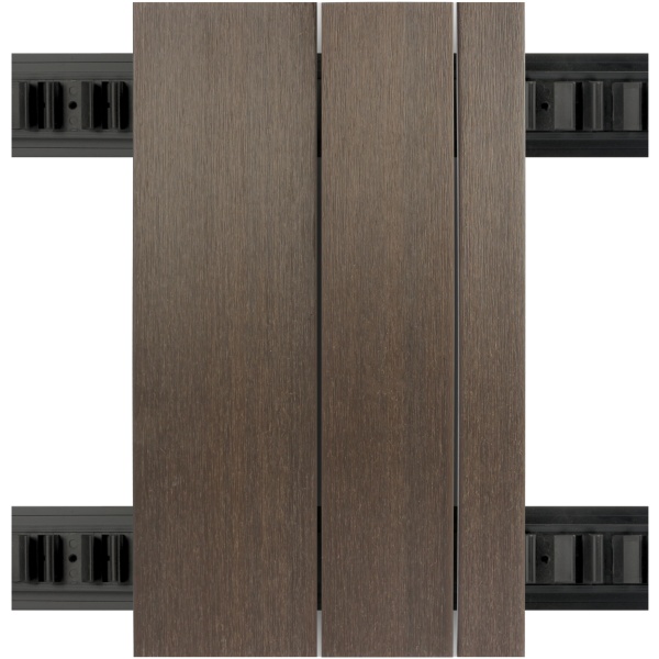 Composiet Gevelbekleding NewClick Walnoot Barcode Mix 290cm