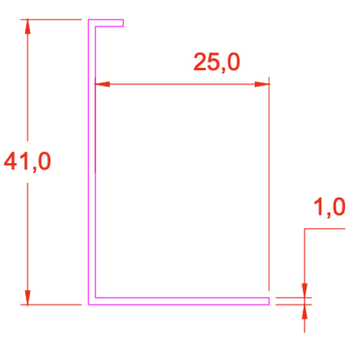 NewClick SEB-ALU NewClick Start-eind-/bovenprofiel Aluminium Eiken 290cm