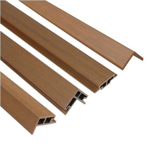 Onder-ventilatieprofiel Aluminium Eiken