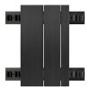 Composiet Gevelbekleding NewClick Zwart Barcode Mix 290cm