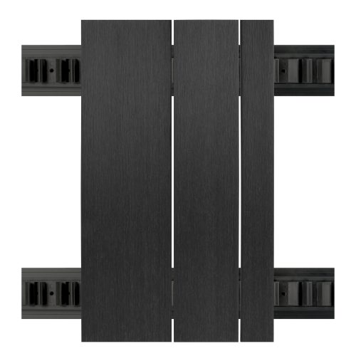 Composiet Gevelbekleding NewClick Zwart Barcode Mix 290cm