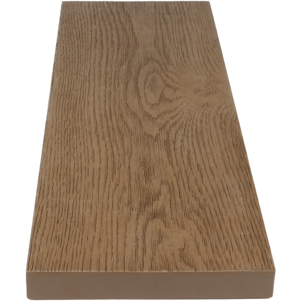 NewDeck vlonderplank Copper Teak – premium PU-toplaag met houtlook | NewDeck via Buitenpaneel