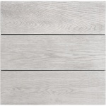 NewDeck vlonderplank Weathered Grey – premium PU-toplaag met houtlook | NewDeck via Buitenpaneel