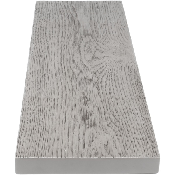 ND-WG-2 NewDeck vlonderplank Weathered Grey – premium PU-toplaag met houtlook | NewDeck via Buitenpaneel