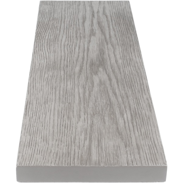 ND-WG-1 NewDeck vlonderplank Weathered Grey – premium PU-toplaag met houtlook | NewDeck via Buitenpaneel