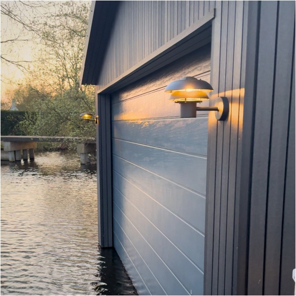 Composiet Gevelbekleding Breed Zwart 24,5 x 290cm