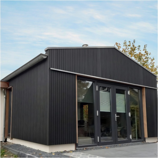 Composiet Gevelbekleding Breed Zwart 24,5 x 290cm