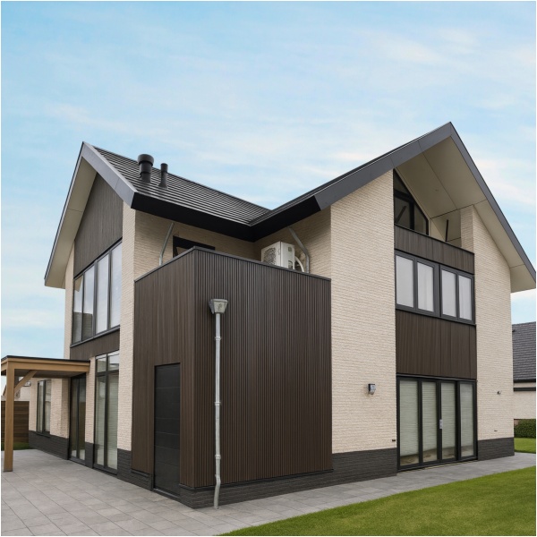 Composiet Gevelbekleding Rhombus Walnoot 22,5 x 290cm