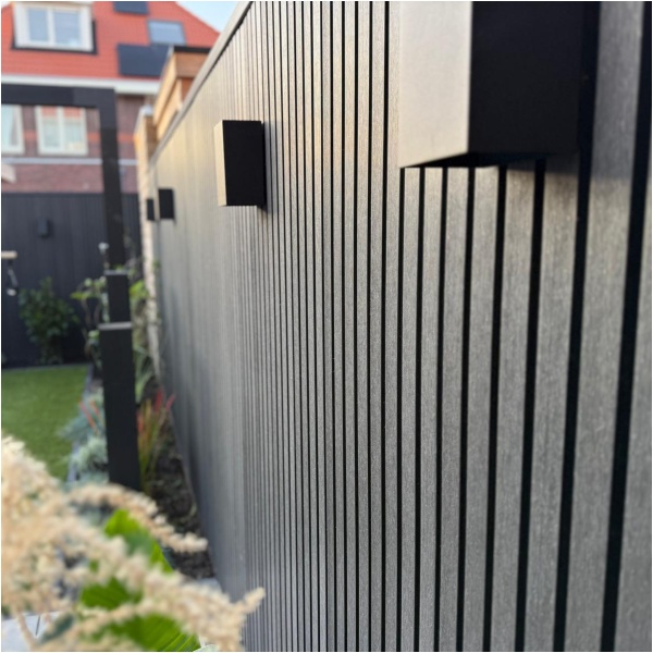 Composiet Gevelbekleding Rhombus Zwart 22,5 x 290cm