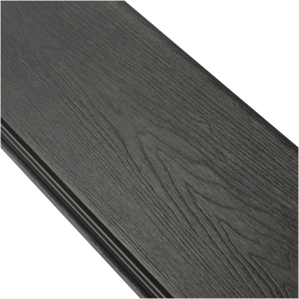 Zweeds Rabat Composiet Zwart 22.8 x 290cm