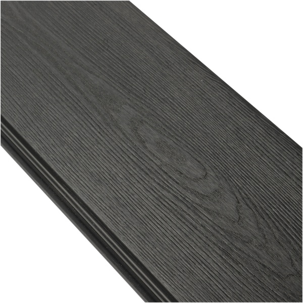 Zweeds Rabat Composiet Zwart 22.8 x 290cm