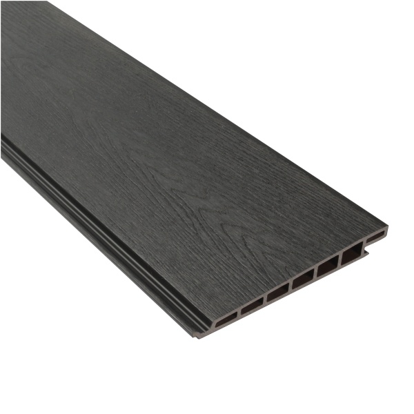 Zweeds Rabat Composiet Zwart 22.8 x 290cm