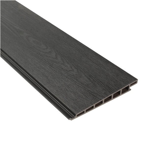 Zweeds Rabat Composiet Zwart 22.8 x 290cm