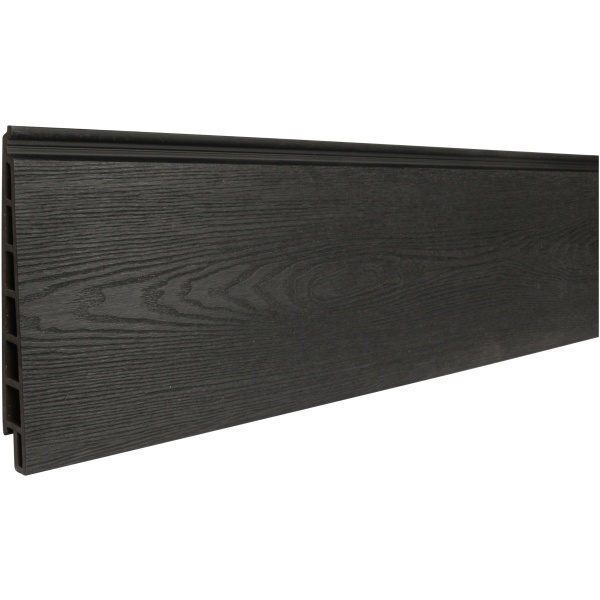 Zweeds Rabat Composiet Zwart 22.8 x 290cm