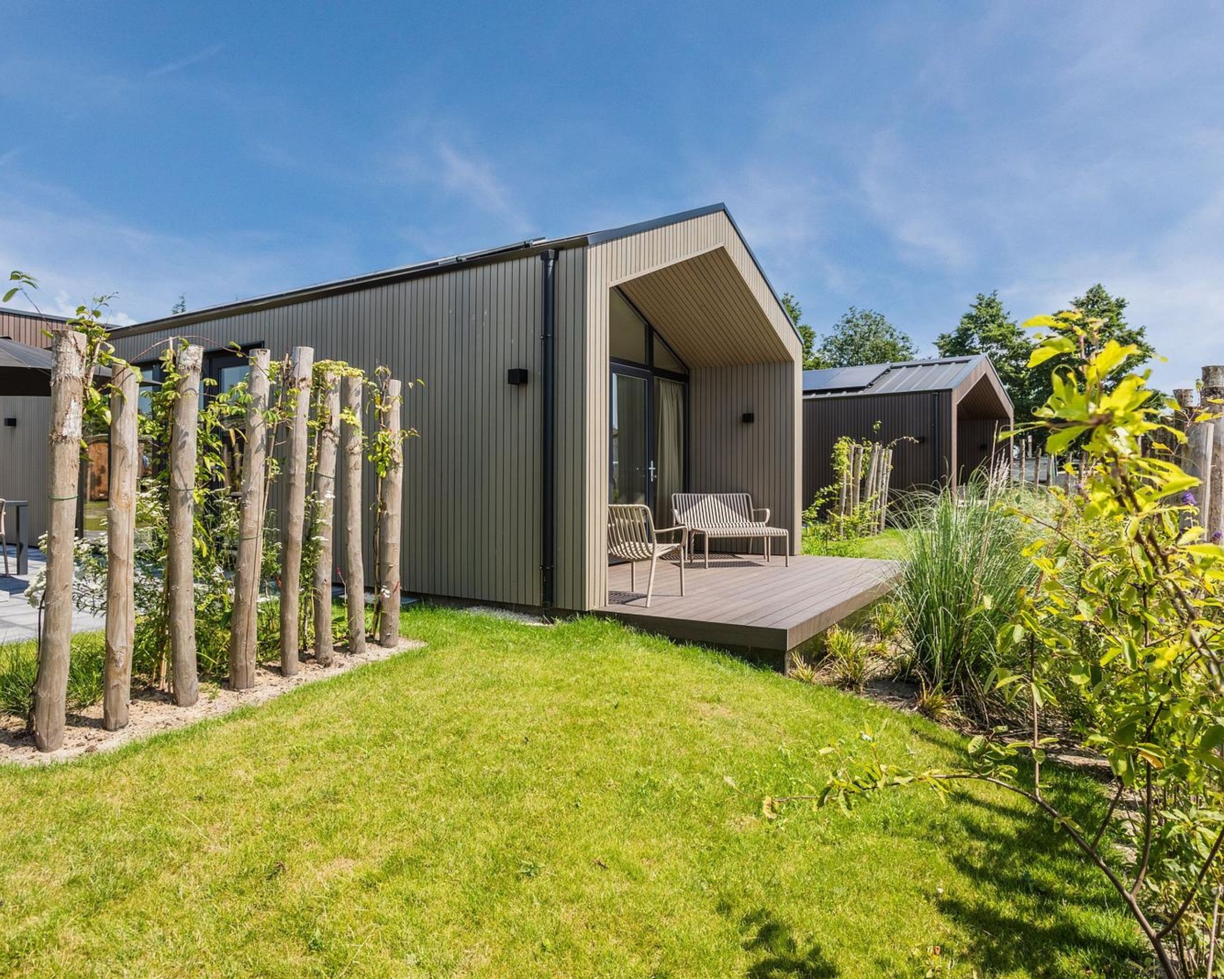 Gevelbekleding voor Chaletbouw en Vakantieparkend 20 Projectfoto Landal Waterpark Oudehaske