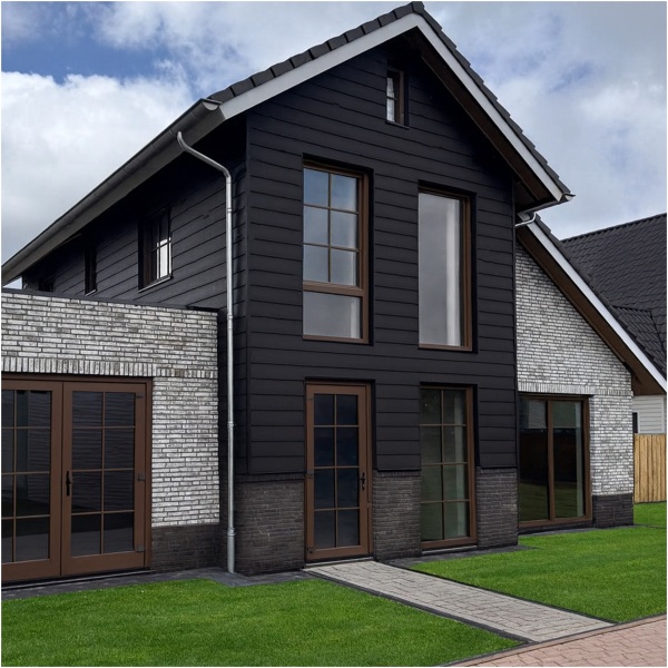 RBT-LS-3 Composiet Zweeds Rabat Zwart – onderhoudsarme gevelplanken | Clalux via Buitenpaneel